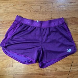 New Balance Purple Athletic Shorts